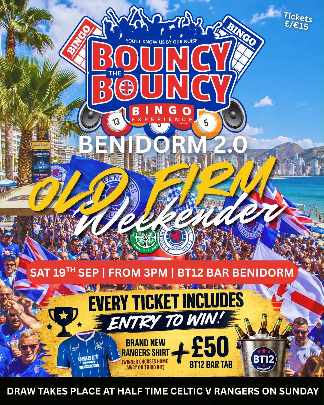 Live DJ and karaoke poster